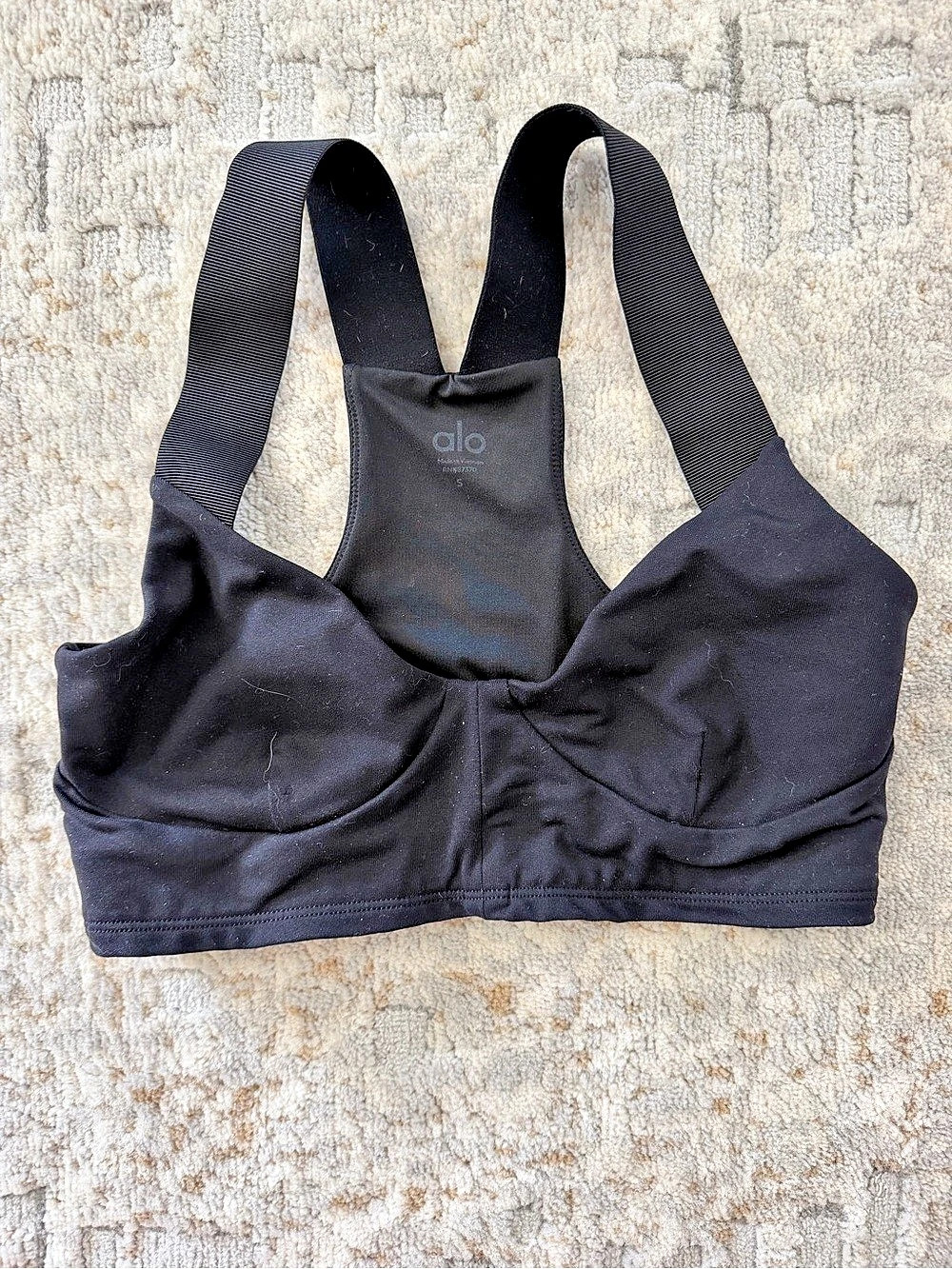 alo Black Sports Bra